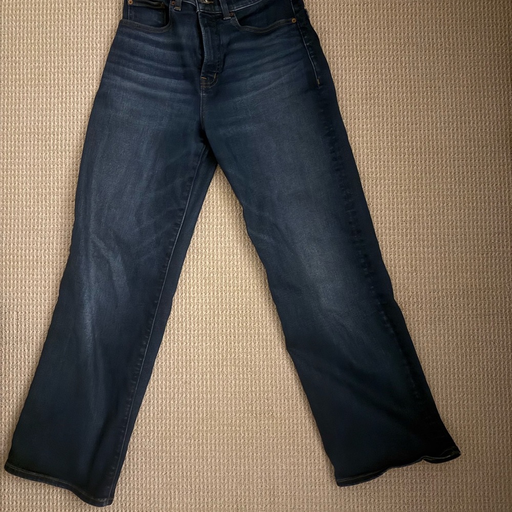 Madewell 26P wide leg jeans
